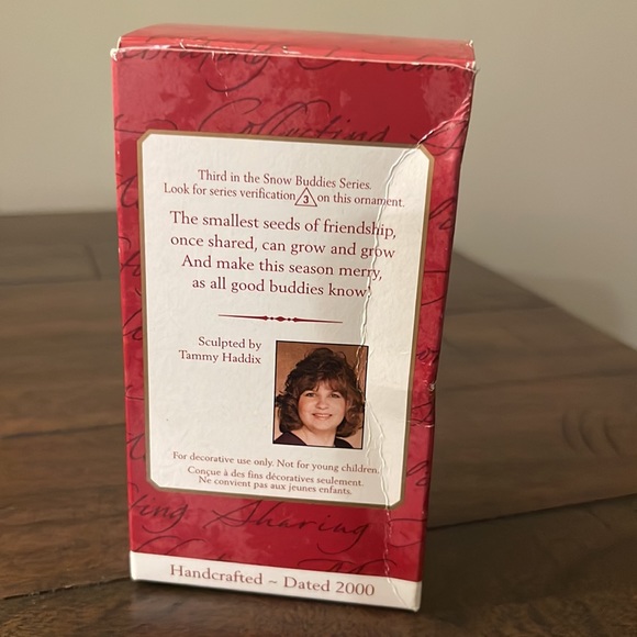 2000 Vintage Snow Buddies Hallmark Ornament - Picture 4 of 6